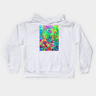 Colourful Country Garden Kids Hoodie